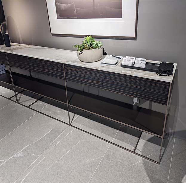 Minotti New York Miami Boston Calder Bronze Console