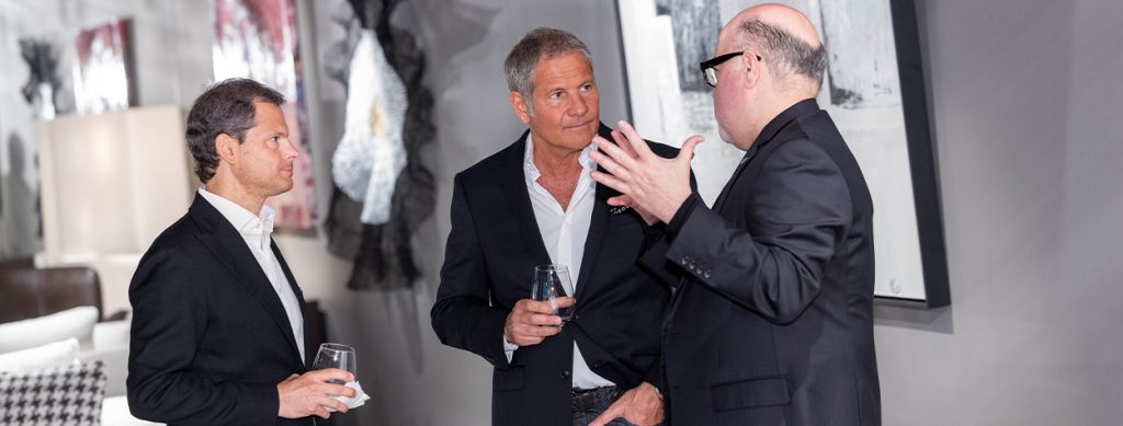 Minotti Family Visits Minotti Boston